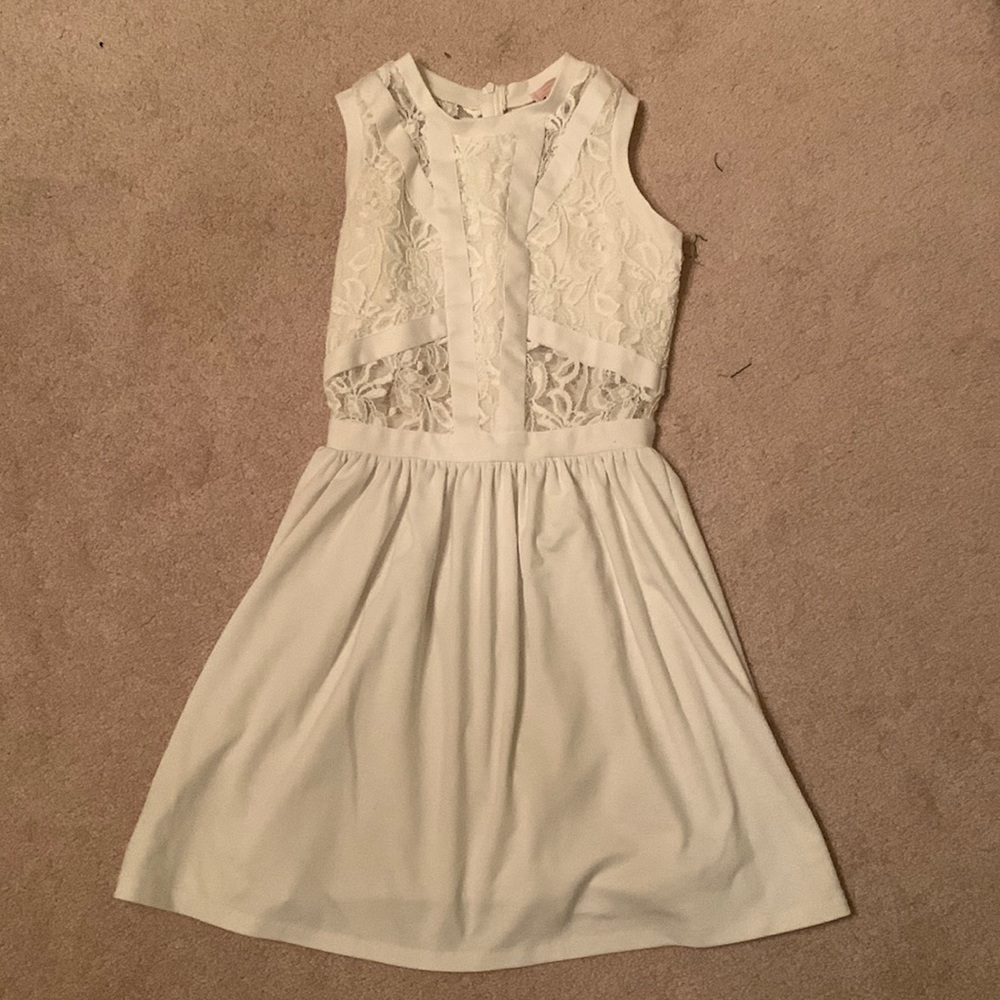 Love Ady white, short dress, Small